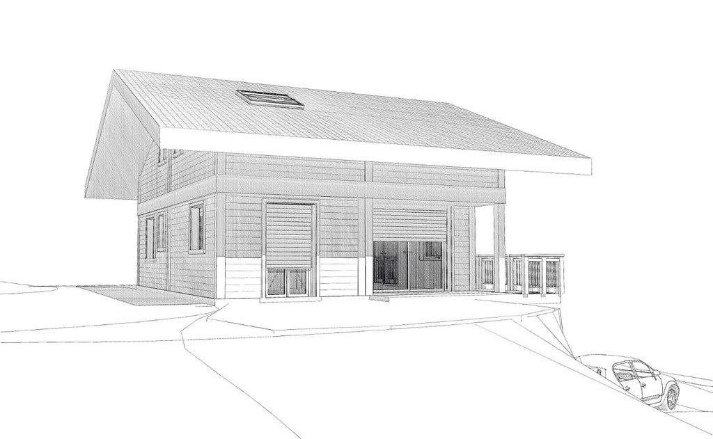 Chalet neuf Morzine construction bois Conception PC 