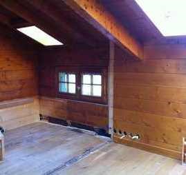 Rénovation chalet salle de bains projet plans travaux  Aviernoz 