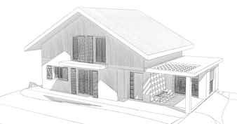 Esquisse agrandissement maison plans projet Maitrise d'oeuvre travaux GROISY