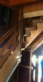 Rénovation escalier chalet plans conception travaux  Aviernoz Grand annecy